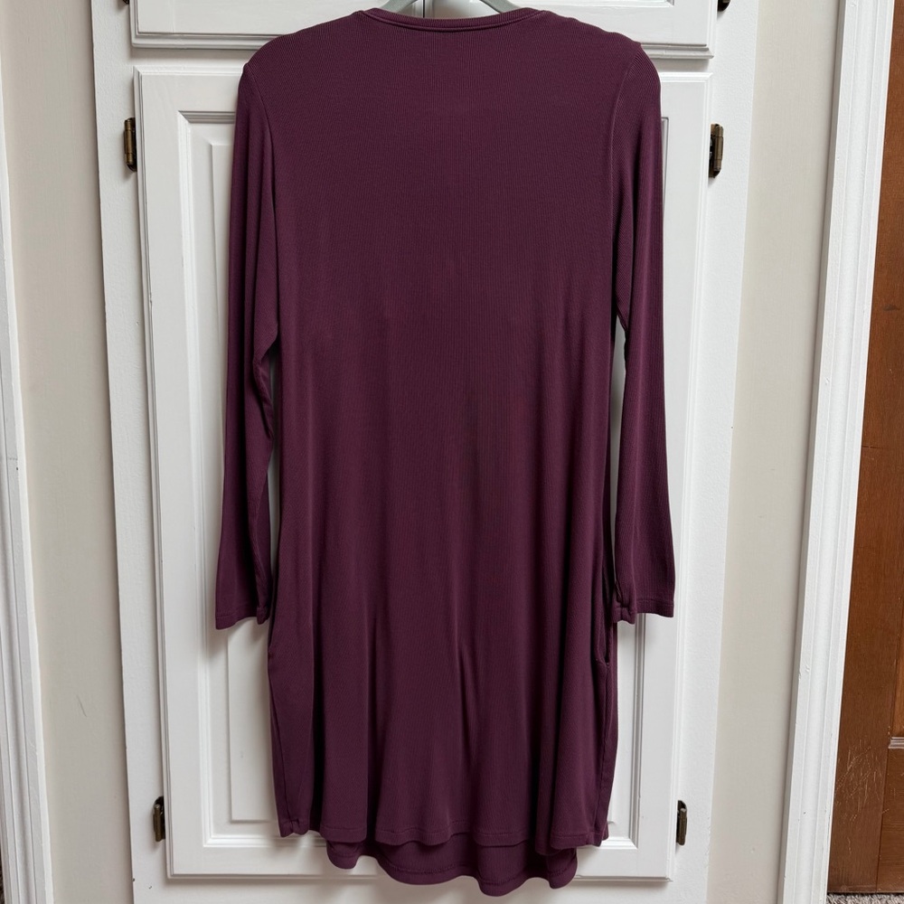 Kindred Bravely Riley Ribbed Bamboo Maternity & Nursing Nightgown Size Large - Picture 3 of 12